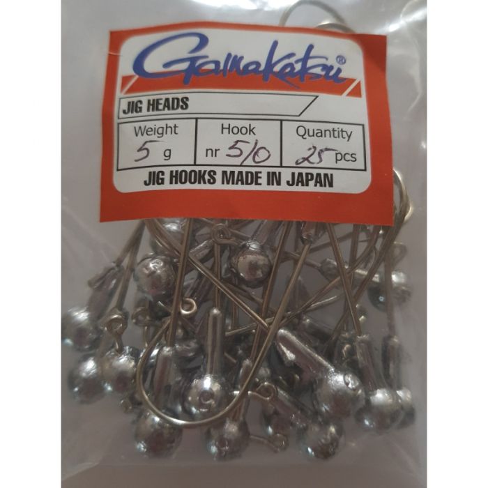 Джиг головка Gamakatsu (25 шт) 5г кр № 5/0