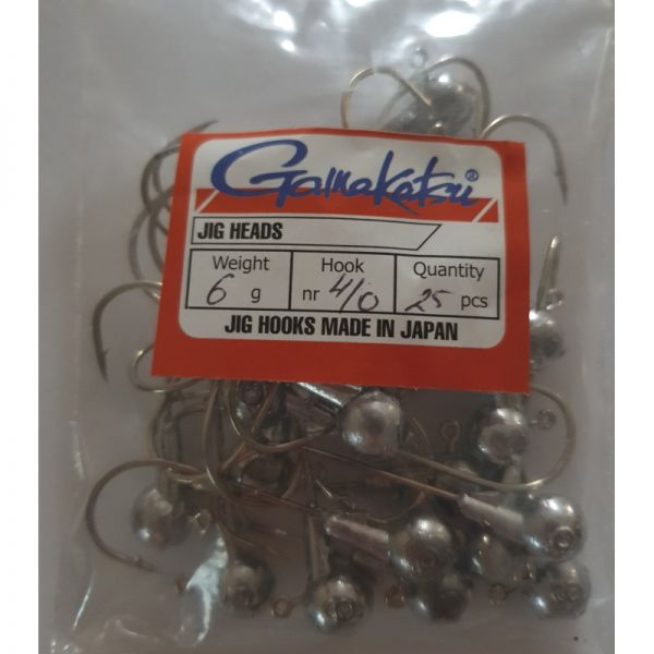 Джиг головка Gamakatsu (25 шт) 6г кр № 4/0