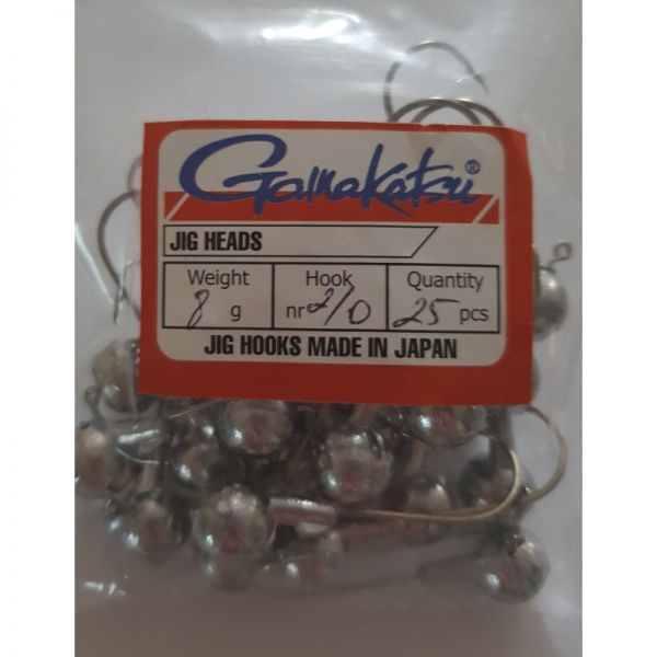Джиг головка Gamakatsu (25 шт) 8 г кр № 3/0