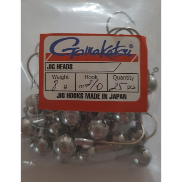 Джиг головка Gamakatsu (25 шт) 8 г кр № 2/0