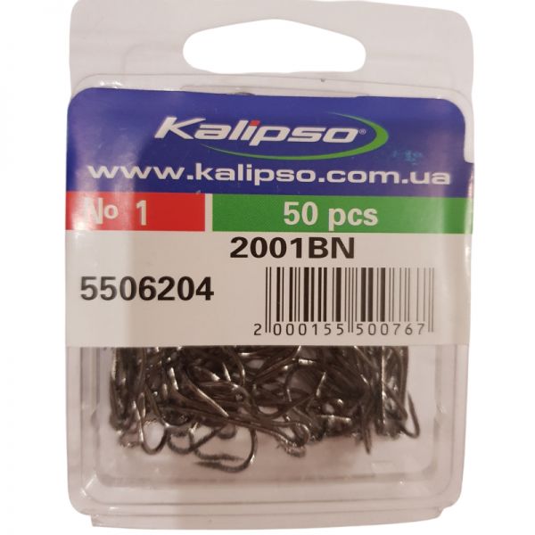 Двійник Kalipso Globe № 1 (50 шт/уп) гачки рибальські