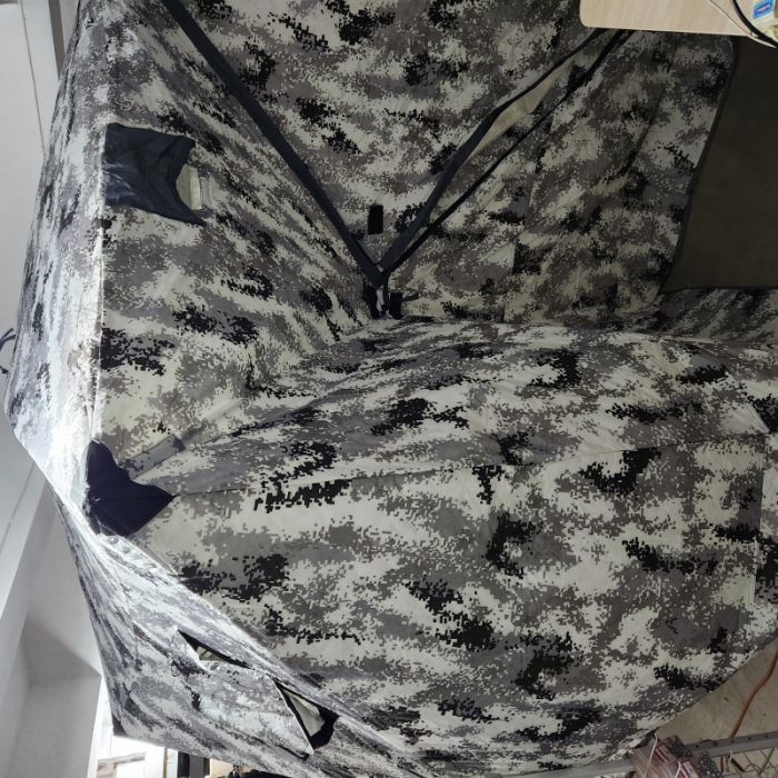 Намет для зимової риболовлі Daster КУБ 240 x 240 x 210 см утеплений (з виходом під пічну трубу)