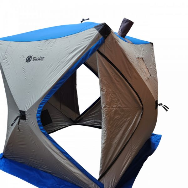 Намет для зимової риболовлі з виходом під трубу Daster КУБ 180 x 180 x 205 см