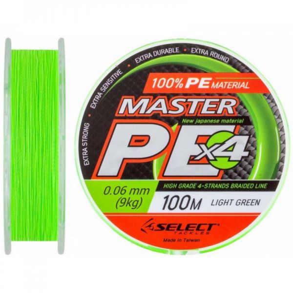 Шнур Select Master PE 100 м 0.06 мм 9 кг