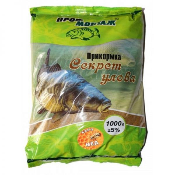 Підгодовування Секрет улову (карп-мед) 1 кг