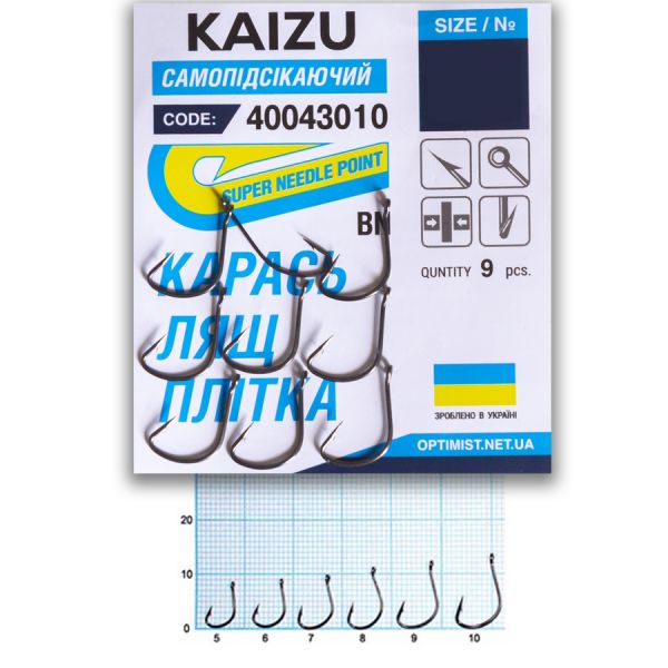 Гачок Optimist Kaizu BN № 6 (самопідсекающий)