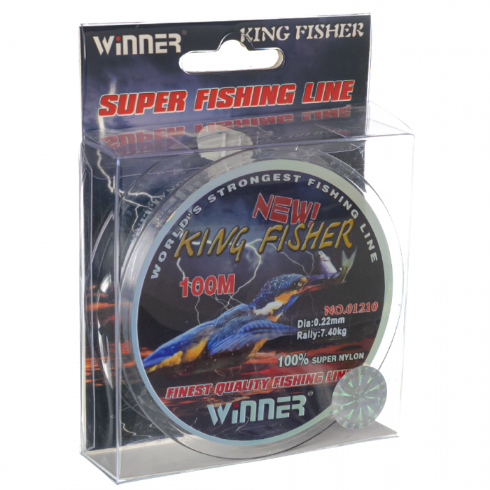 Волосінь Winner Кingfisher 0,22мм 100 м