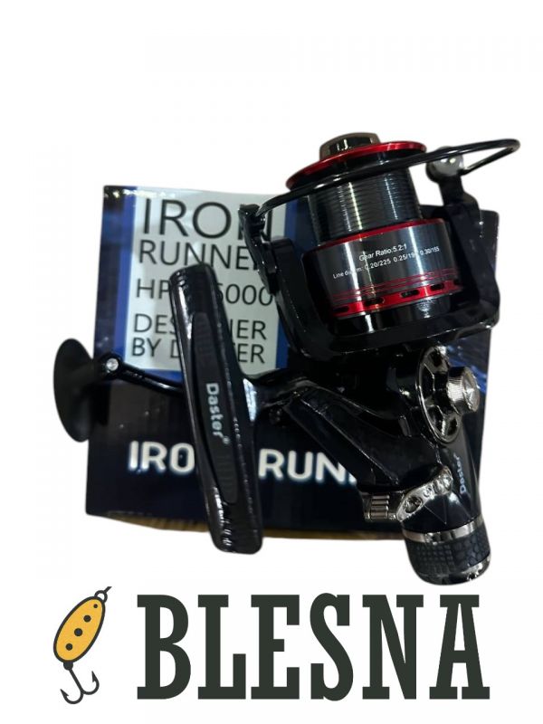 Котушка коропова з байтранером IRON RUNNER 5000 5+1 Daster